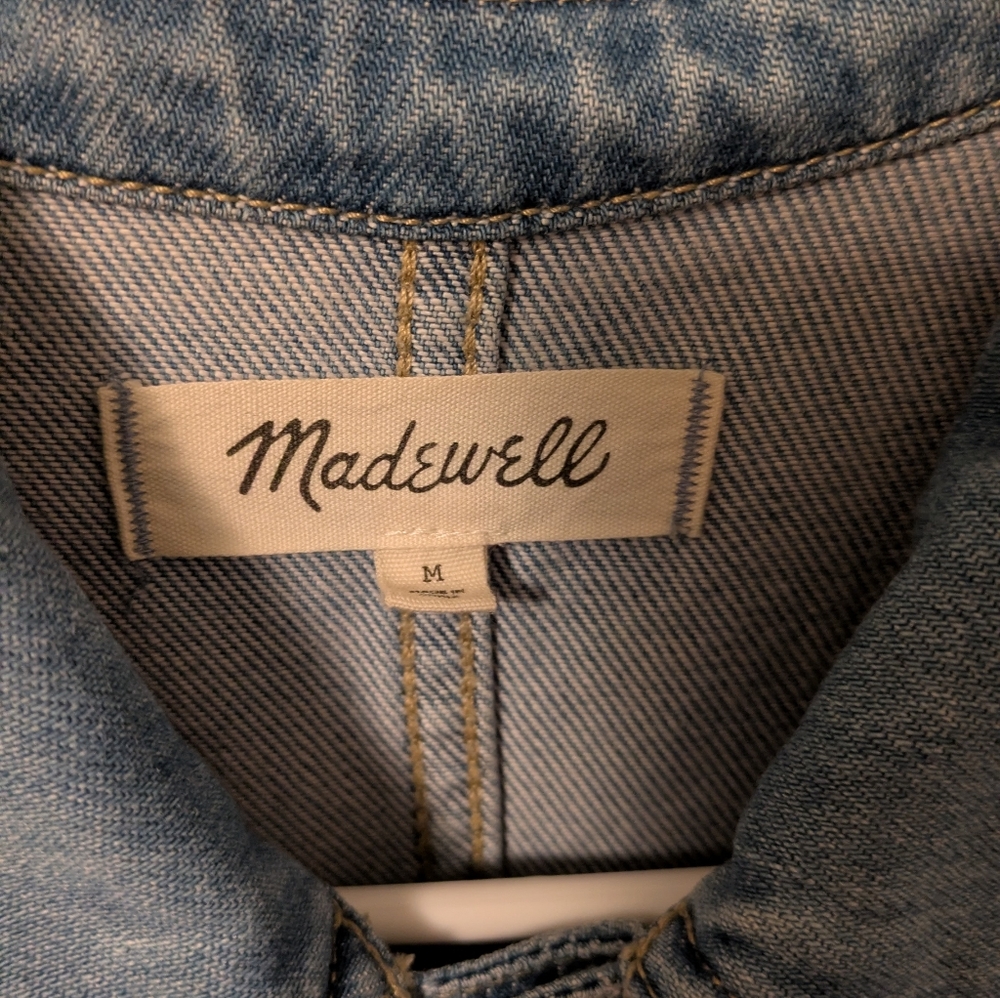 Madewell Denim Jumpsuit with Belt - Picture 4 of 5